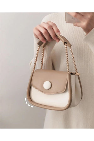 Women'S Mink Cream Chain Baguette Bag