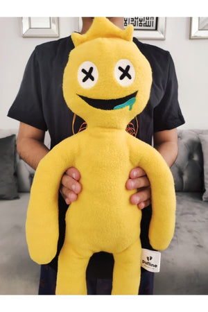 Roblox Rainbow Friends Yellow Chapter 2 Crowned Monster (Yellow) Plush Toy -45 Cm - Yellow Color-