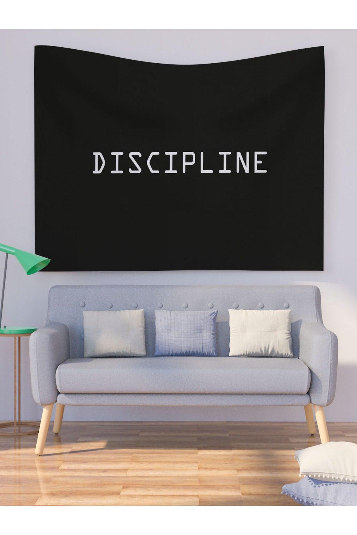 Discipline Written Suede Wall Covering Tapestry - Swordslife