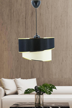 Ruzgar Modern Pendant Lamp Chandelier Black R.89Th