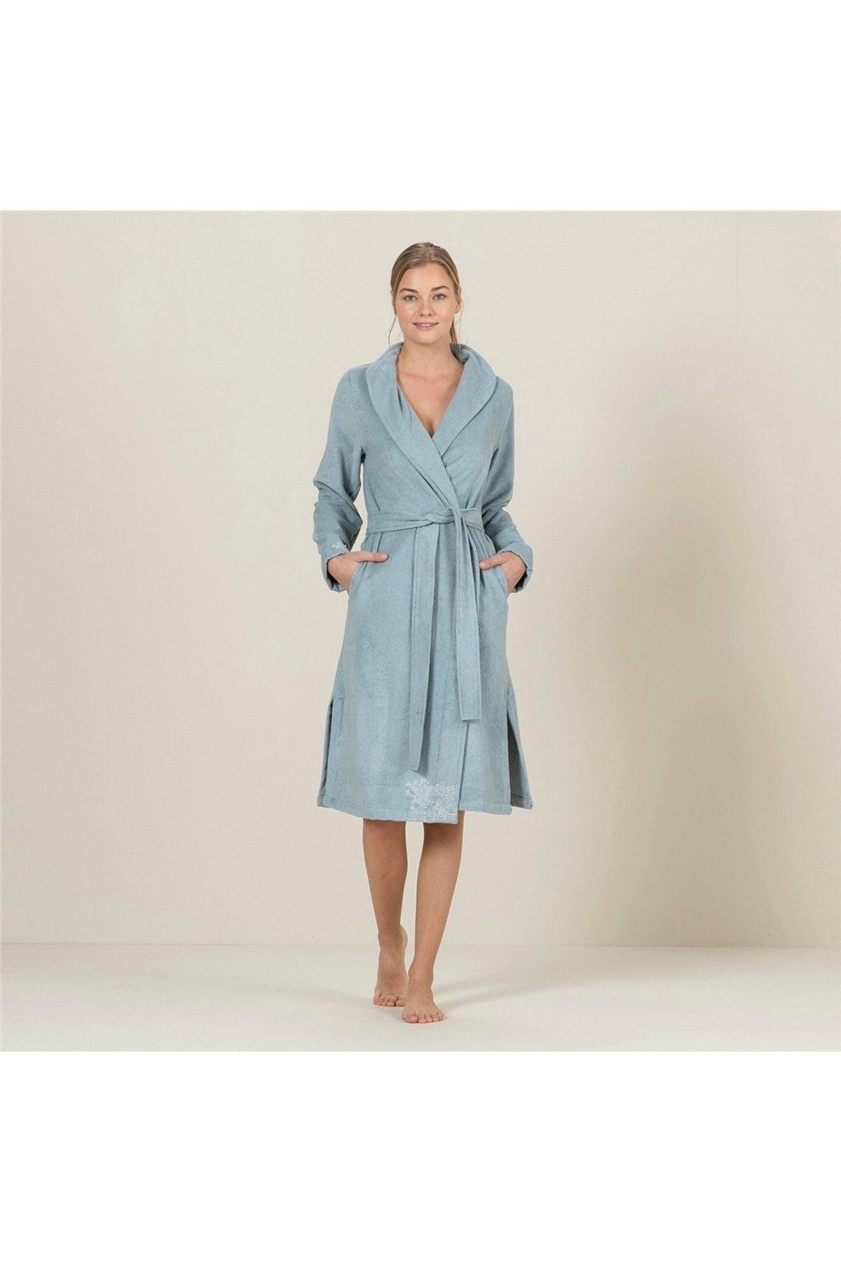 Debby Women's Bathrobe Aqua - Swordslife