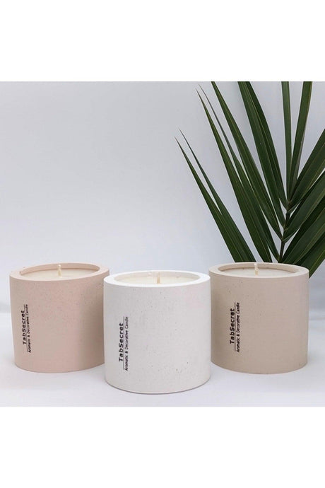 Vitality Energy / Vanilla Mocha Flavored Candle Set of 3 - Swordslife