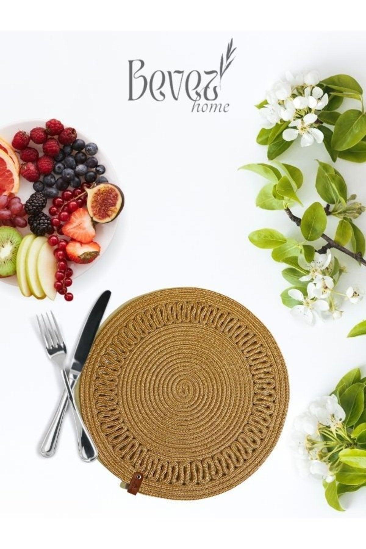 Decorative Wavy Jute Woven Cover Table Placemat - Swordslife