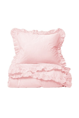 Bright Future Frilly Baby Duvet Cover Set - Pink