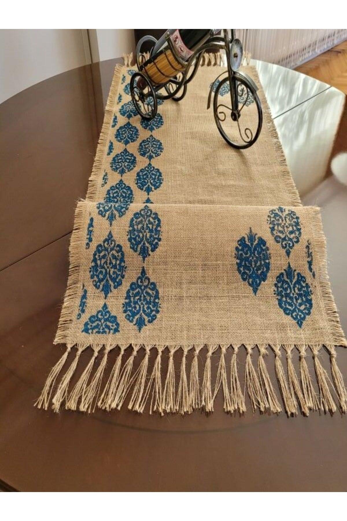 Aslidesignboutique Turquoise Jute Runner - Swordslife