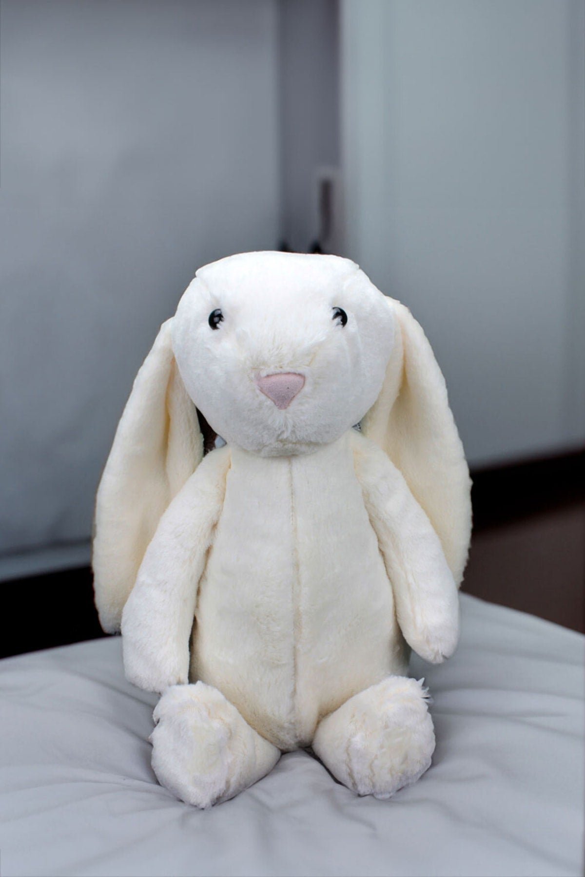 Furry Rabbit Plush 50Cm Ecru