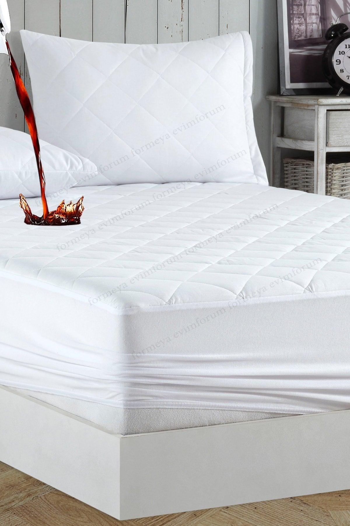 Adelya Quilted Fitted Full Edge Waterproof Mattress Protector Mattress Protector Single Double Battal 10 Size - Swordslife