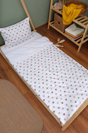 Organic Montessori Duvet Cover Set - Iconic Series - Dots
