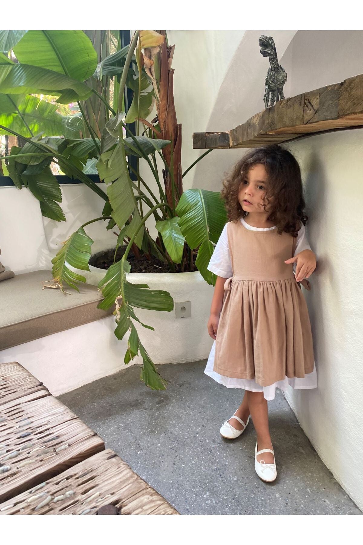 Girl'S Poor Sleeve Dress- Heidi