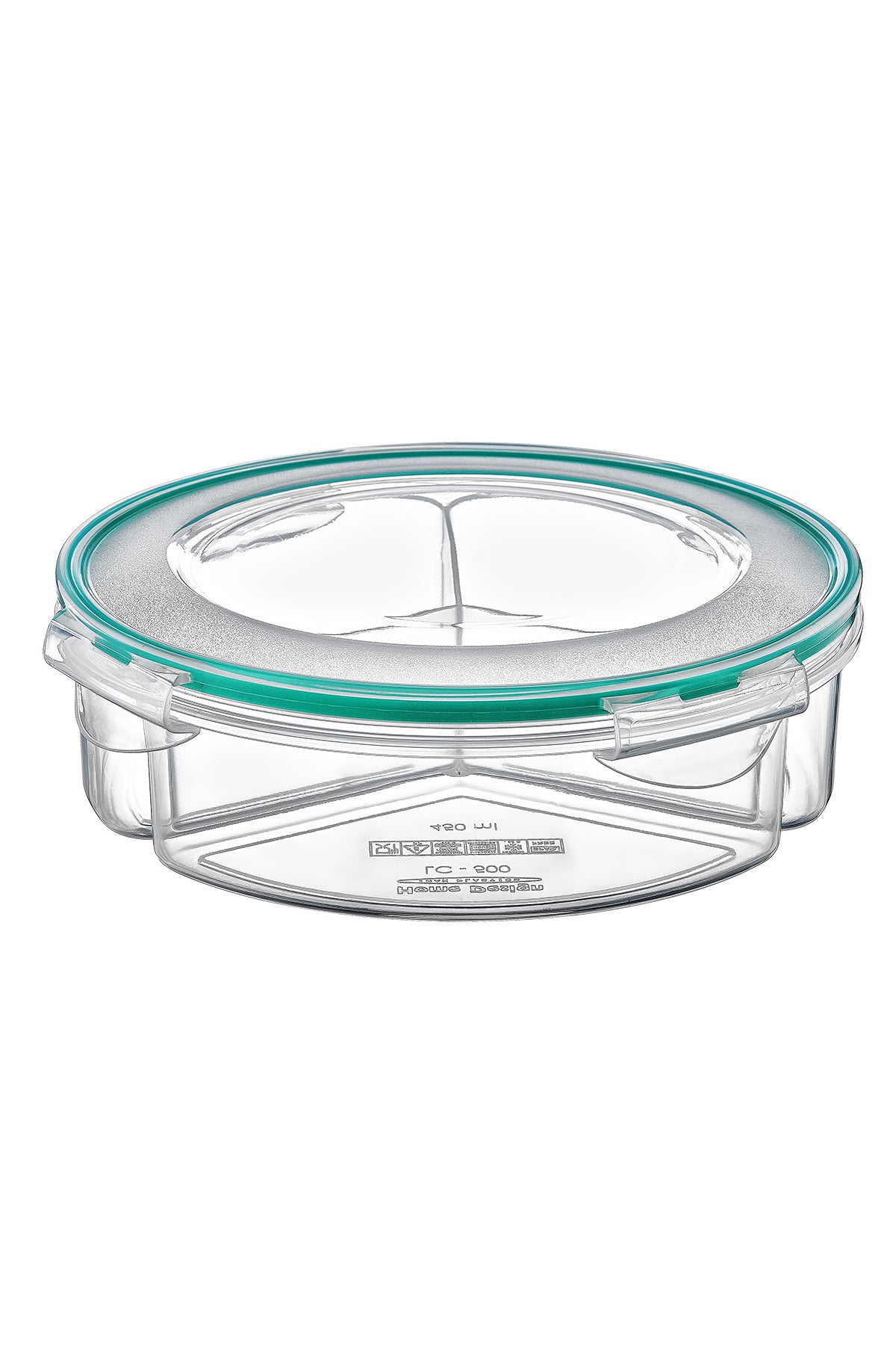 3 Compartment Lunch Box 1350 Ml Airtight & Liquid-Tight Storage Container Fresh Box