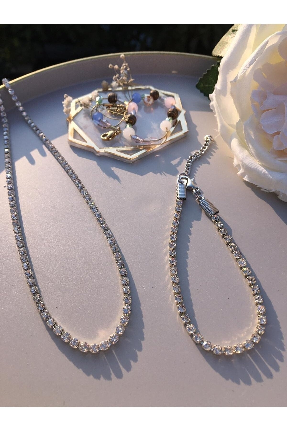 Premium Waterway Bracelet And Necklace Set