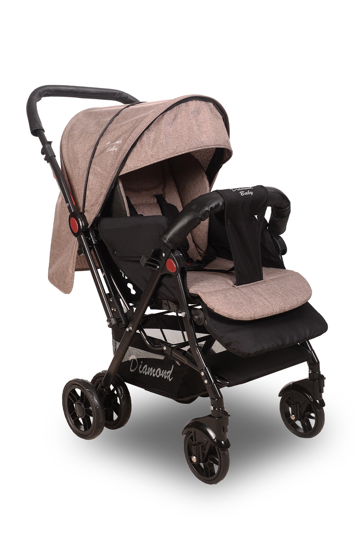 Brown Sapphire Reversible Baby Stroller