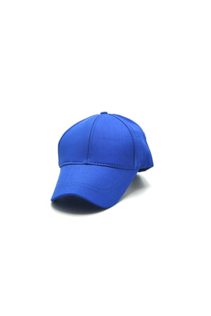 Adjustable Men'S-Women'S Plain Sports Hat With Velcro Back
