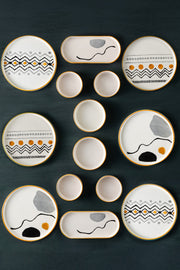 14 Pcs Breakfast Set For 6 People Axial
