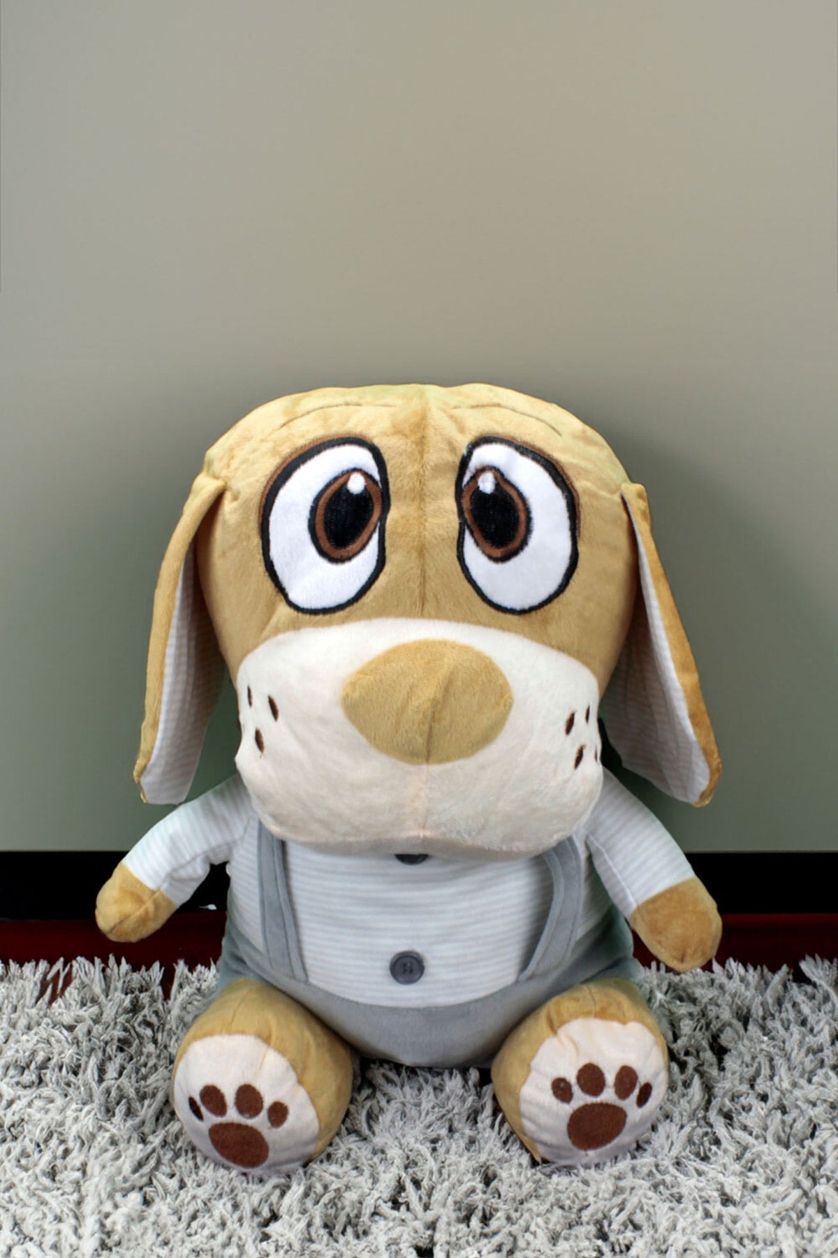 Dog Plush In Dress 40Cm