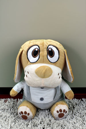 Dog Plush In Dress 40Cm