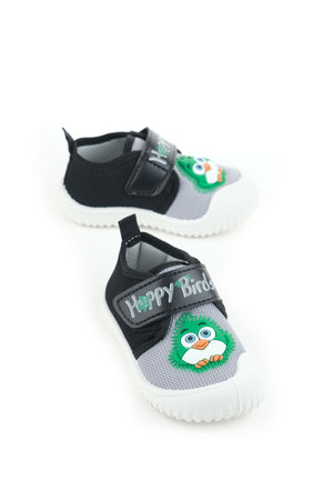 Summer Bebe Men Linen Happy Bird Velcro Adjustable Shoe