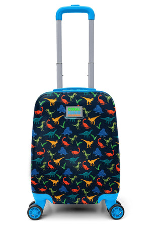 Kids Navy Blue Dinosaur Patterned Child Suitcase 16748