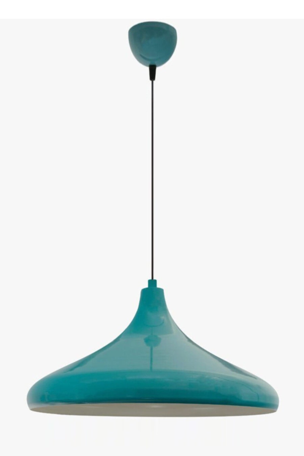 Nil Special Design Modern Retro Metal Living Room Cafe-Kitchen-Bedroom Turquoise Single Pendant Lamp Chandelier