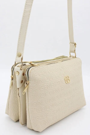 Women'S Bag Three Section Shoulder Cross Strap Gogus Bag