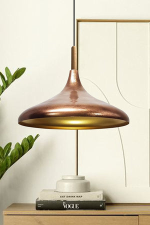 Copper Champion Wooden Single Chandelier Pendant Lamp Living Room Kitchen Cafe Boutique Lamp Lighting Chandeliers