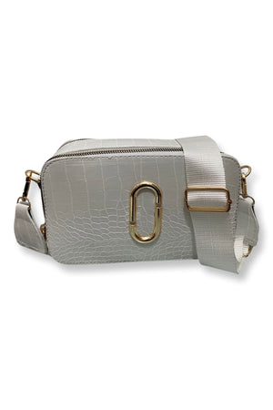 Women'S Canta White Crochet Quality Sport Stylish Crossbody Two Compartment Pocket Shoulder Bag (Small Size)