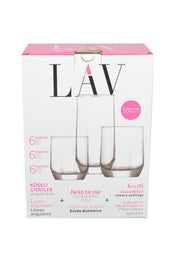 Diamond Glass Set 18 Pieces Fma05058