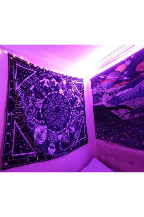 1st quality Zodiac Pattern Wall Covering Wall Carpet Tapestry - Swordslife