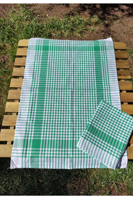 2 Green German Napkins-kitchen Towel - Swordslife