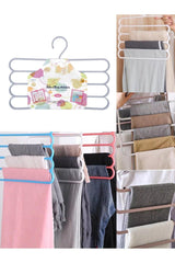 2 Wardrobe Organizer Set 4 Layers Trousers