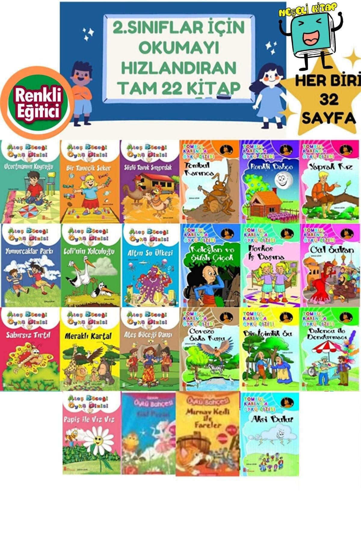 Reading Book for 2nd Graders Evony Tonguç Set Full of 22 Books that Loves Reading and Accelerates Reading - Swordslife