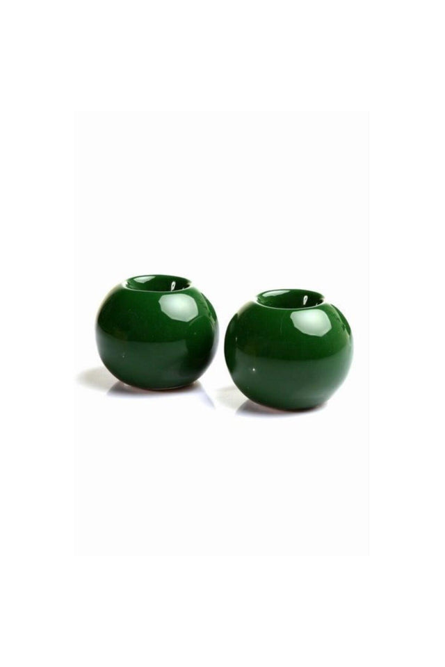 Candle Holder Ceramic - Green - Swordslife