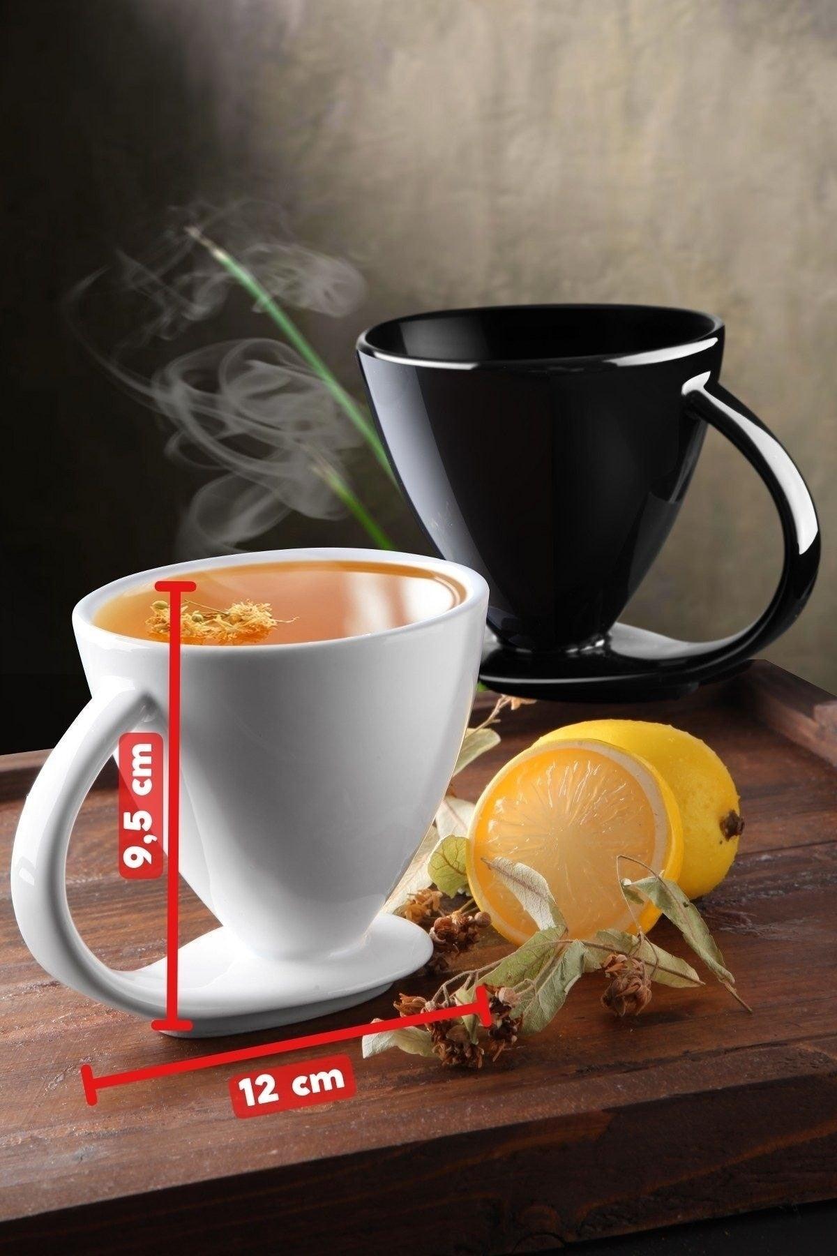 Set of 2 Special Design Self-Based Coffee, Herbal Tea Etc. Cup & Cup Set Syh-byz - Swordslife