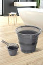 Set of 2 Foldable Accordion Water Bucket