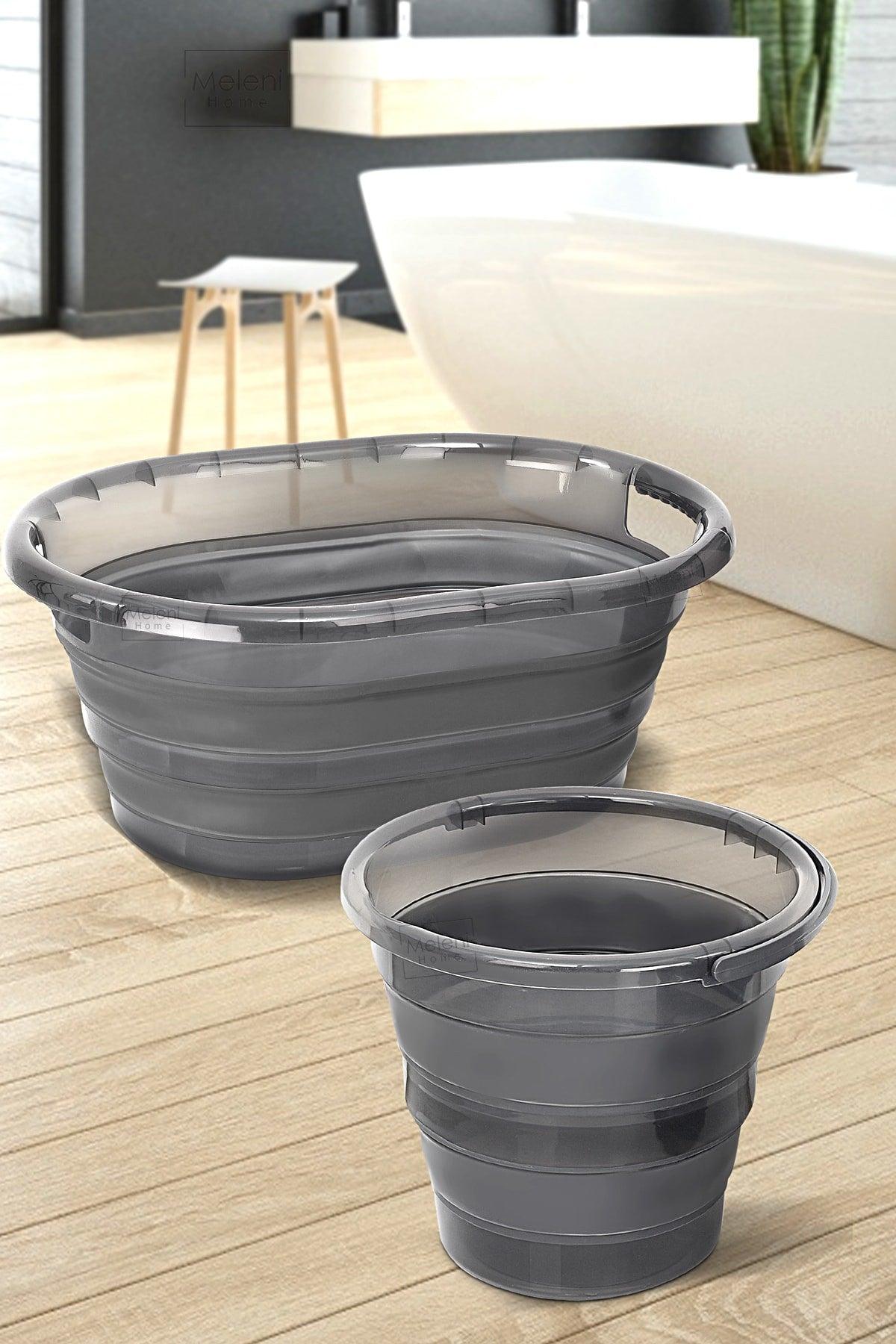 2 Set Collapsible Laundry Basket