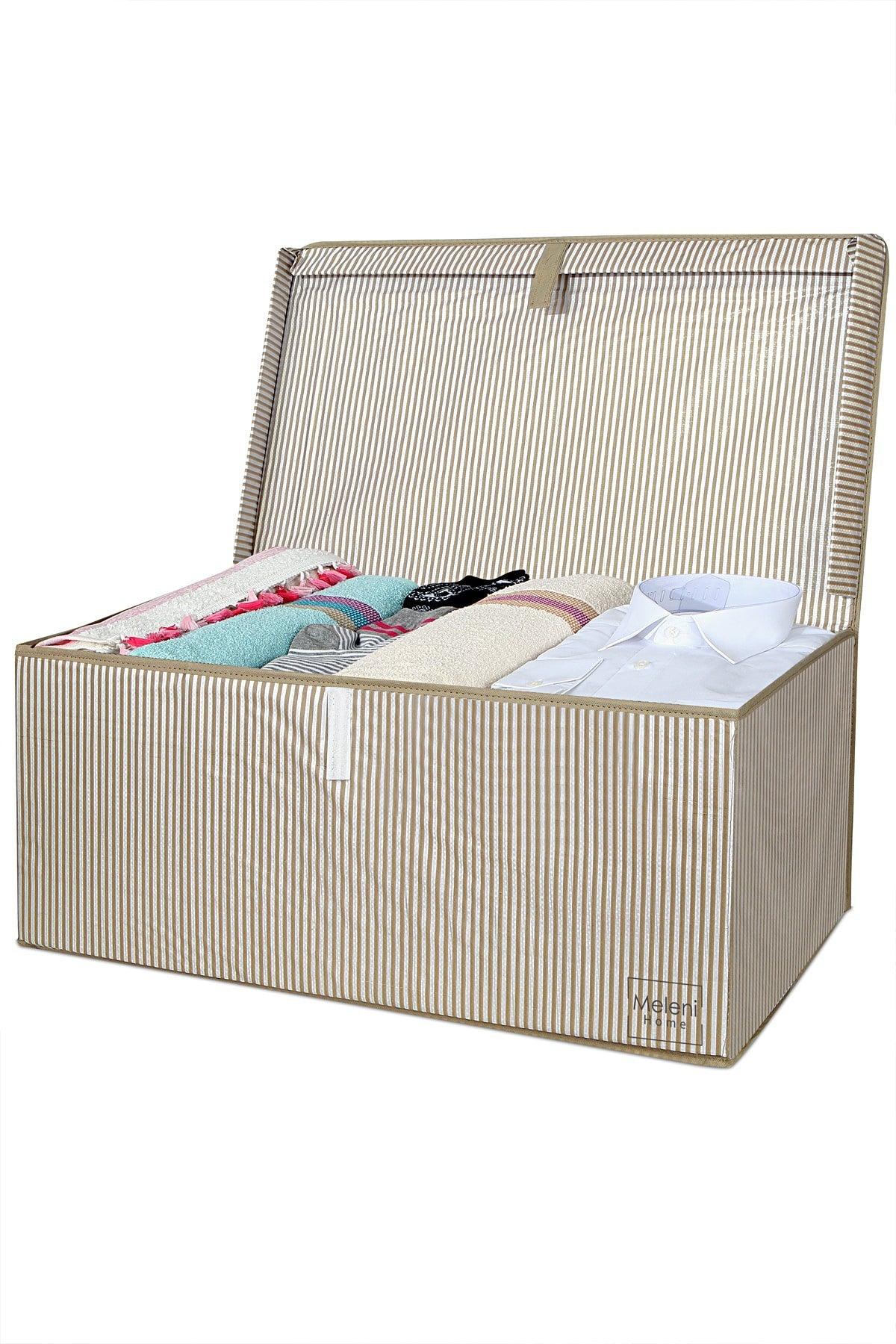 2 Pieces Multi-Purpose Storage Box with Lid