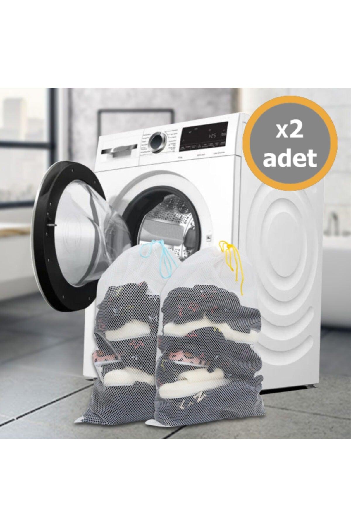 2 Pcs Ultra Lux Laundry Washing Net With Colored Rope 40x60 Cm (Large Size) - Swordslife