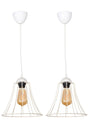 2 Pieces Magnificent Single White Chandelier - Swordslife