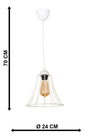 2 Pieces Magnificent Single White Chandelier - Swordslife