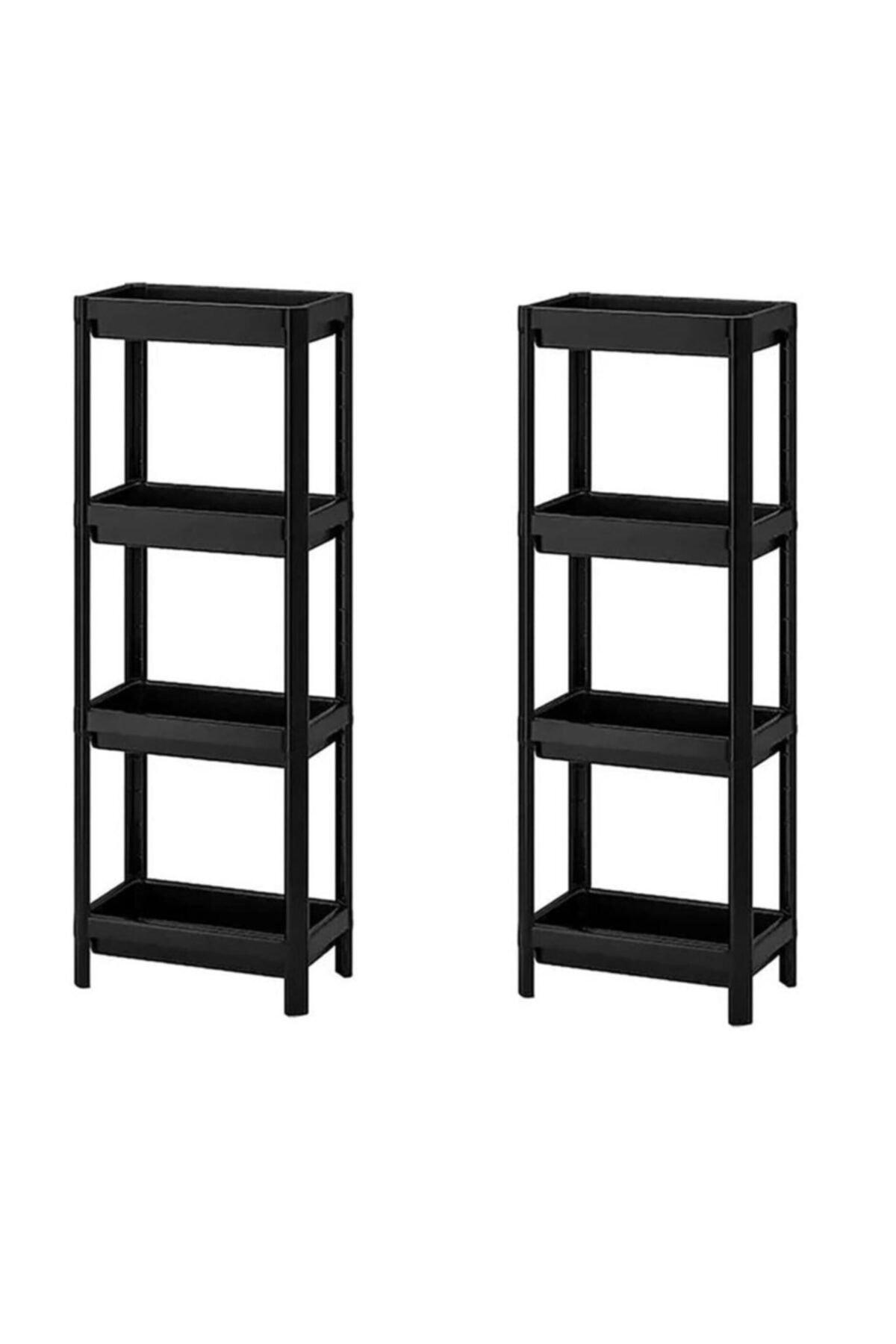 2 Pieces Vesken Bathroom Kitchen Shelf Unit Organizer - Swordslife