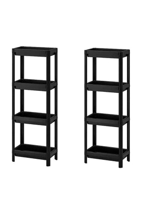 2 Pieces Vesken Bathroom Kitchen Shelf Unit Organizer - Swordslife