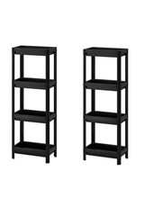 2 Pieces Vesken Bathroom Kitchen Shelf Unit Organizer - Swordslife