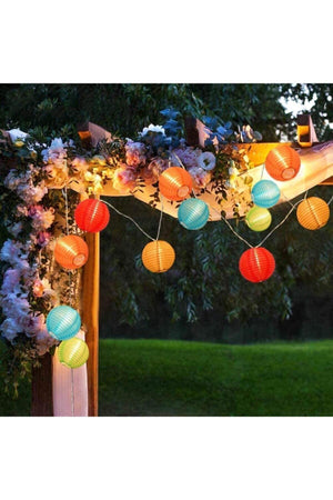 20 Led 3 Meters Solar Powered Japanese Lantern