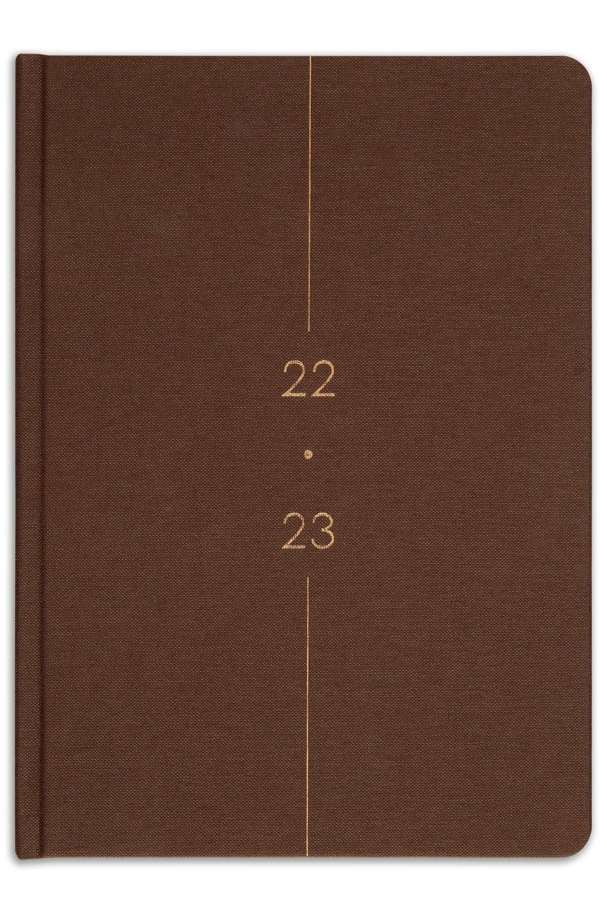 2022-2023 A5 Linen Academic Agenda 17