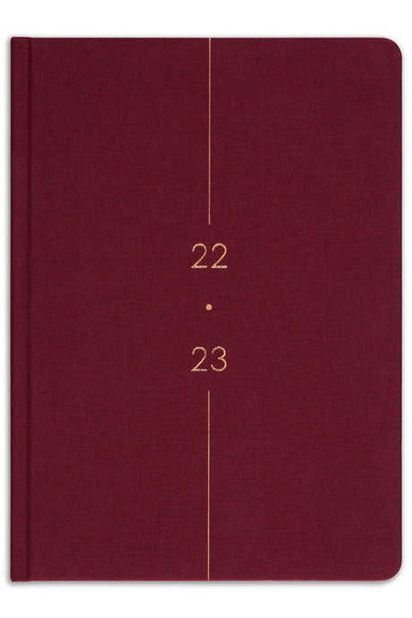 2022-2023 A5 Linen Academic Agenda 17