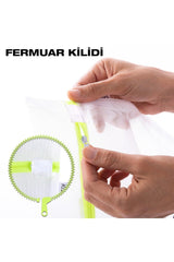 20×30 3 Pcs Laundry Washing Net Bag Washing Net Bag Colorful Zippered - Swordslife