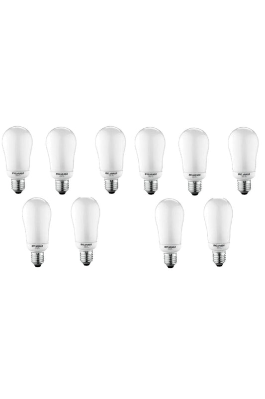 20w E27 Lampholder 10 Pcs Energy Saving Bulb Daylight