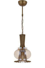 2510 Tumbled Single Honey Glass Pendant Chandelier - Çakır Chandelier - Swordslife