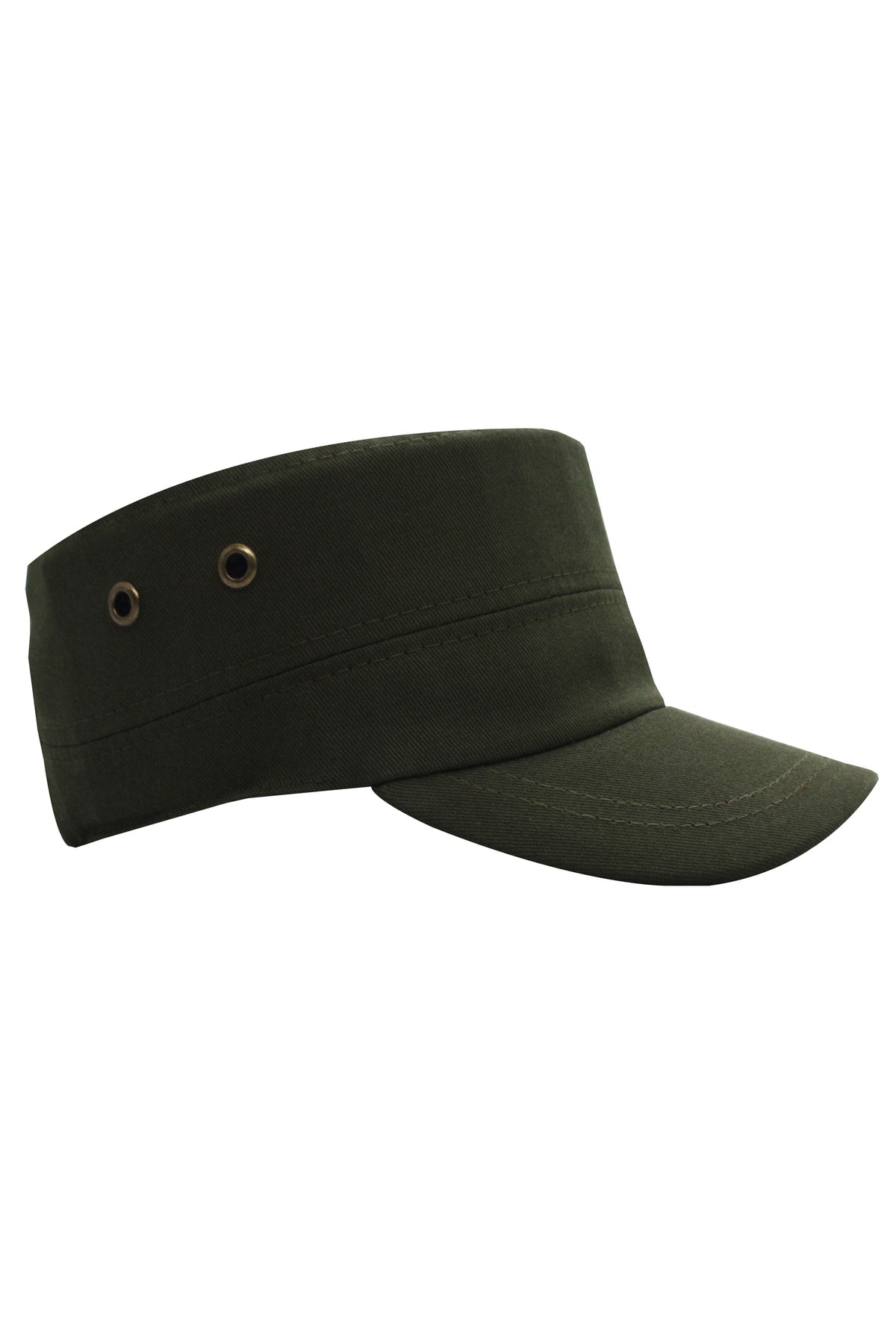 Dark Green Hat Eyelet Castro Hunter Hat Fidel Castro