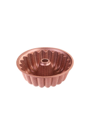 Arya 24 Cm Cast Cake Mold Golden Pink